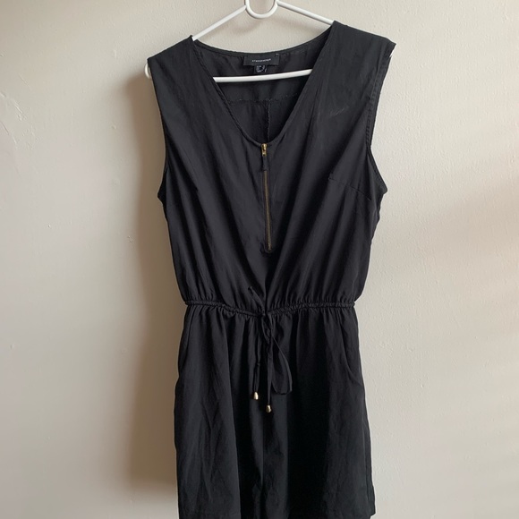 Black Shorts Romper - Picture 2 of 5